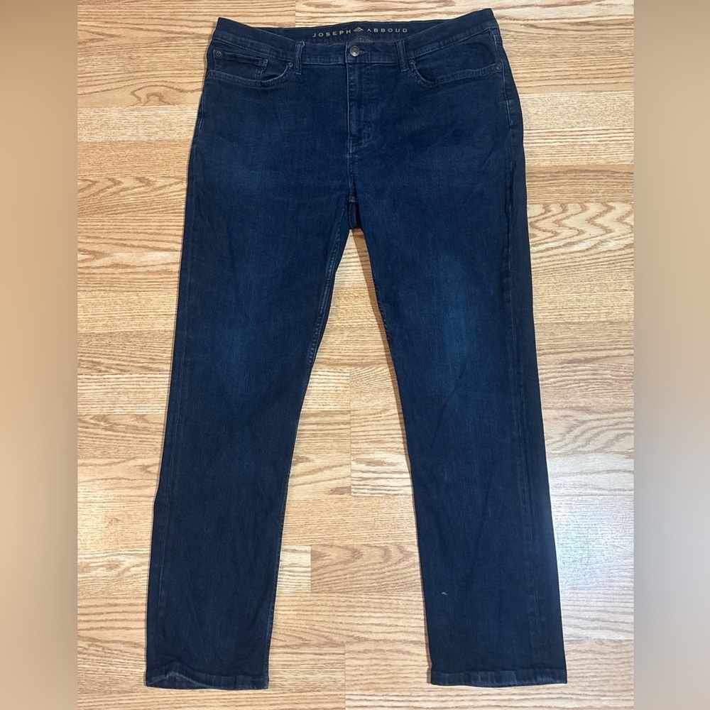 Joseph Abboud Mens Jeans Dark Wash Stretch Slim Fit 38x32